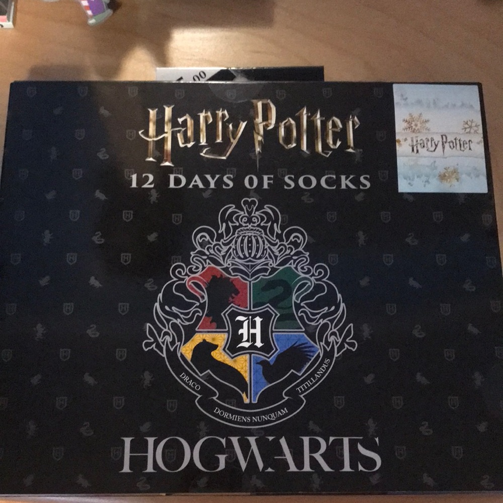Harry Potter 12 days of socks